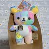 20CM Cartoon Rilakkuma Plush Doll Toys 20th Anniversary Patchwork Relax Bear Stuffed Dolls Animals Bear Plushies Doll Girl Gifts