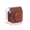 For Instax Mini 12 Case Kameraveske Pu Leather Camera Case Med skulderstropp