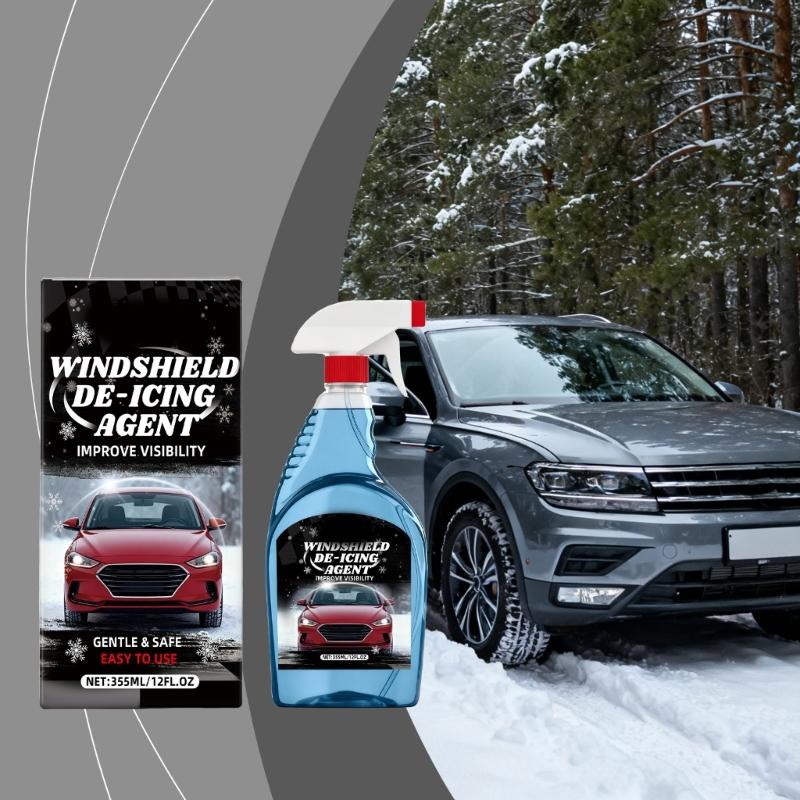 Car Deicer Sprayer Antifreeze For Car Window Effective Fast Acting Windshield Deicing Sprayer Frosts Melt