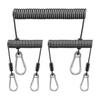 Stainless Steel Fishing Lanyard Telescopic Spring Rope Fishing  Fishing Supplies