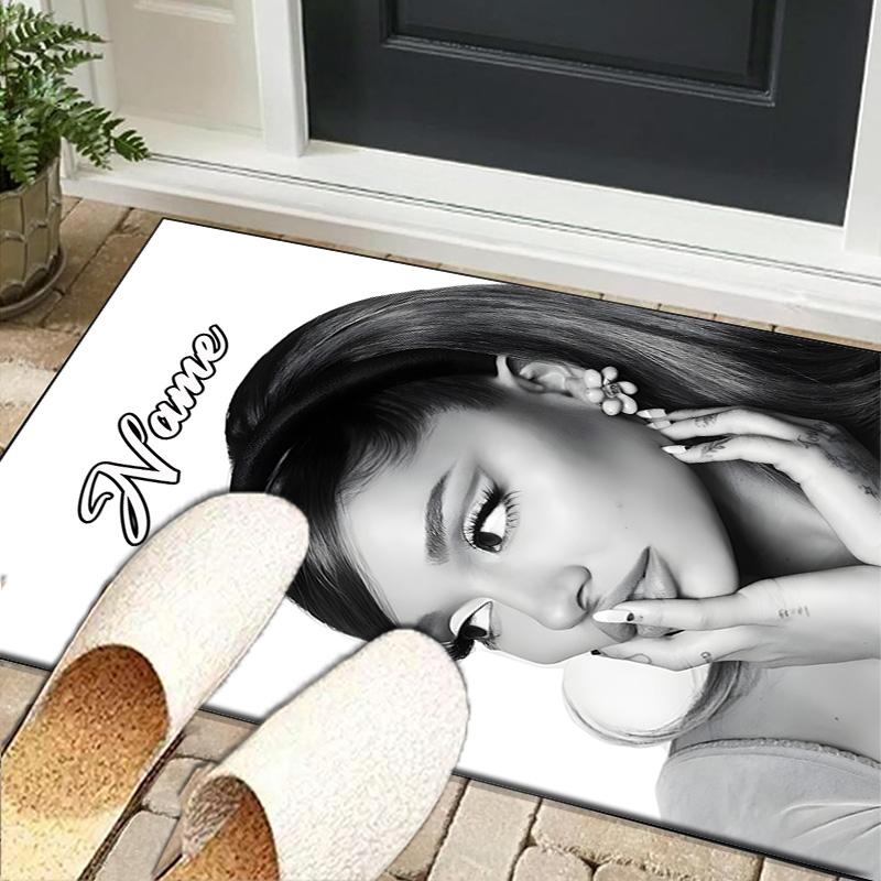1PC Custom Name Artistic Ariana Carpet Game rug Area Rug Suitable for Kitchens, Homes, Offices, Living Rooms,Home Decor,Birthday Gift