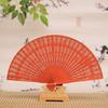 8-inch Colorful Scented Sandalwood Folding Fan - Imitation Sandalwood Gift Fan 