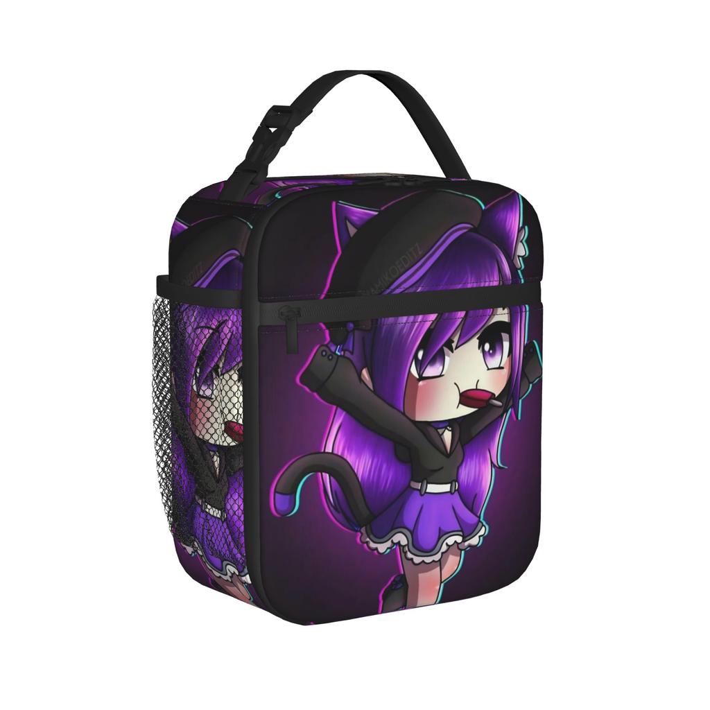 Insulated Lunch Boxes Gacha Life Cartoon Merch Lunch Food Box New Cooler Thermal Lunch Box For School