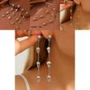 Halloween Skull Dangle Earrings With Gothic Alloy Metal For Women Party Wear