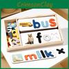Wooden Alphabet Puzzle Educational Toy For Children Learning Word Building