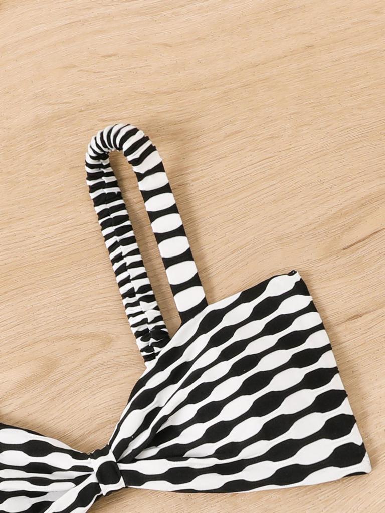 2025 Houndstooth Sexy Women's Bikini Swimwear Split Swimsuit