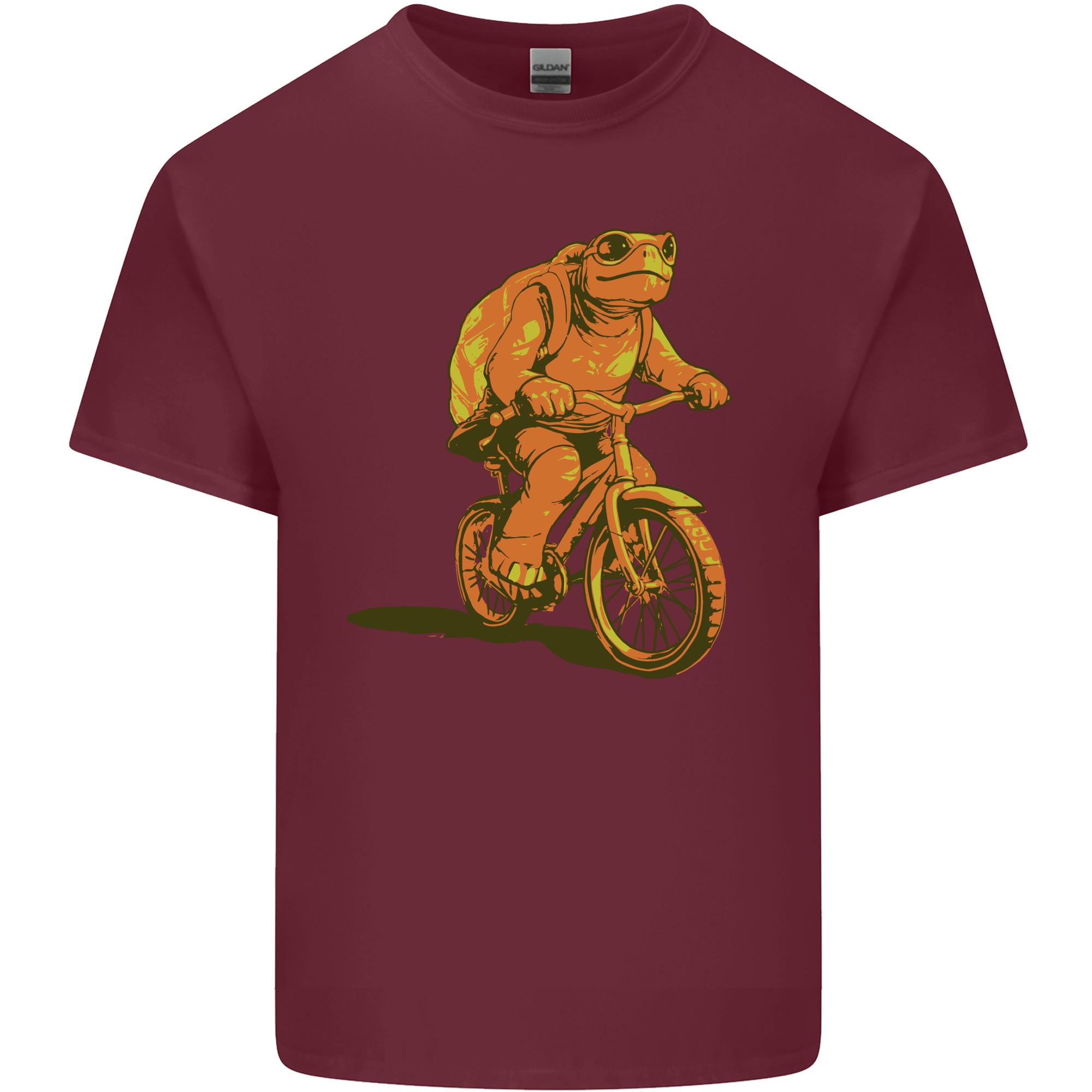 A Turtle Riding a Bicycle Cycling Cyclist Bike Unisexs Light Cotton TShirt S