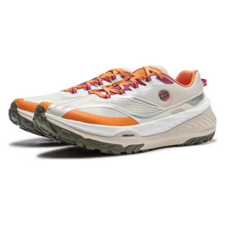 Li Ning Dilu Abrasion Resistant Rebound Low Top Running Shoes Women's Ecru ARNT004-9