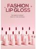 TVLV 10-Piece Matte Velvet Lip Gloss Set - Waterproof & Sweatproof