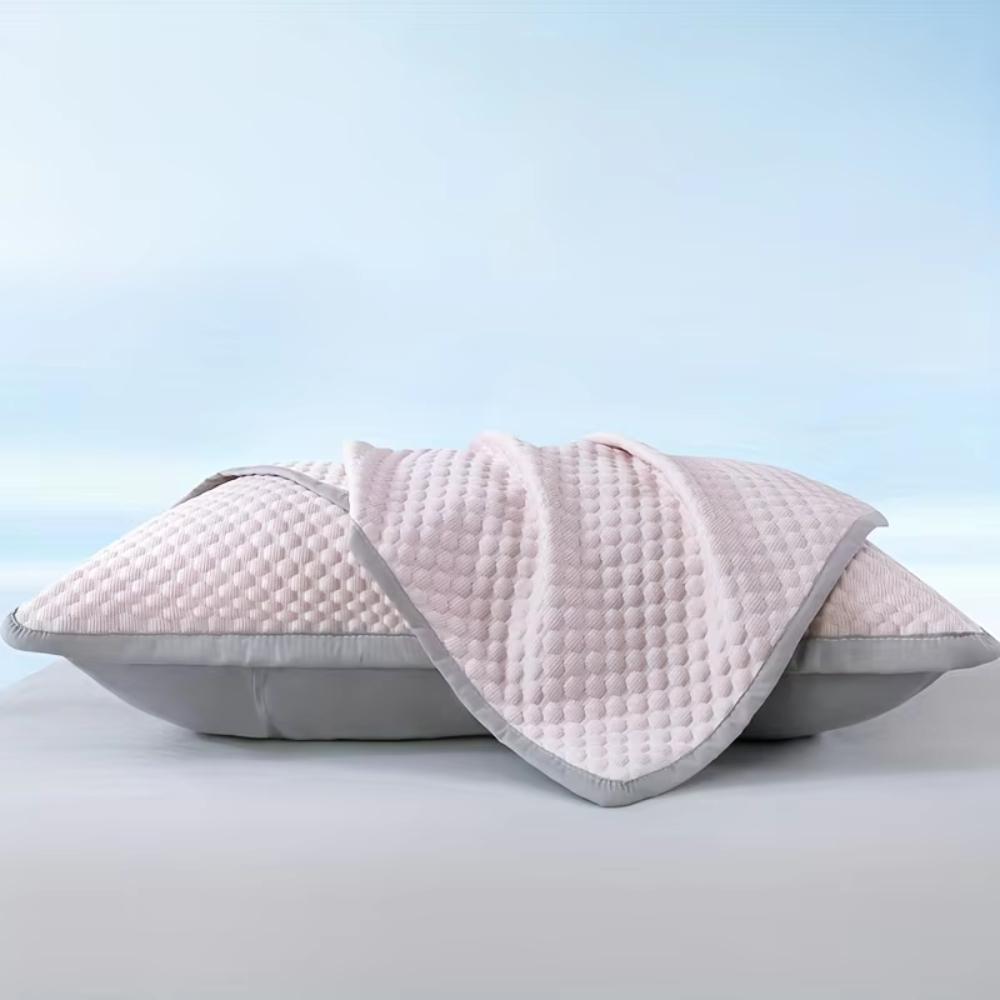 1-2pc Summer Cool Bean Pillowcase - Breathable Air Conditioning Pillow Cover for Hot Sleepers No Insert Included 48 x 74cm
