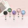 Fall-proof Retractable Badge Reel Wreath Nurse Badge Holder Cute Badge Clip  Employee Welfare