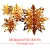 1 Set Christmas Decorations Funny Exquisite ple Style Stereo Indoor Hanging Prop Festival Adornment Decor for Scene Layout
