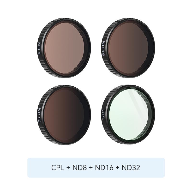 UV/CPL/ND8/16/32/64 Filter Kits For DJI Osmo Action 5 Pro 4 3 Optical Glass Aluminum Alloy Frame Action Camera Accessories