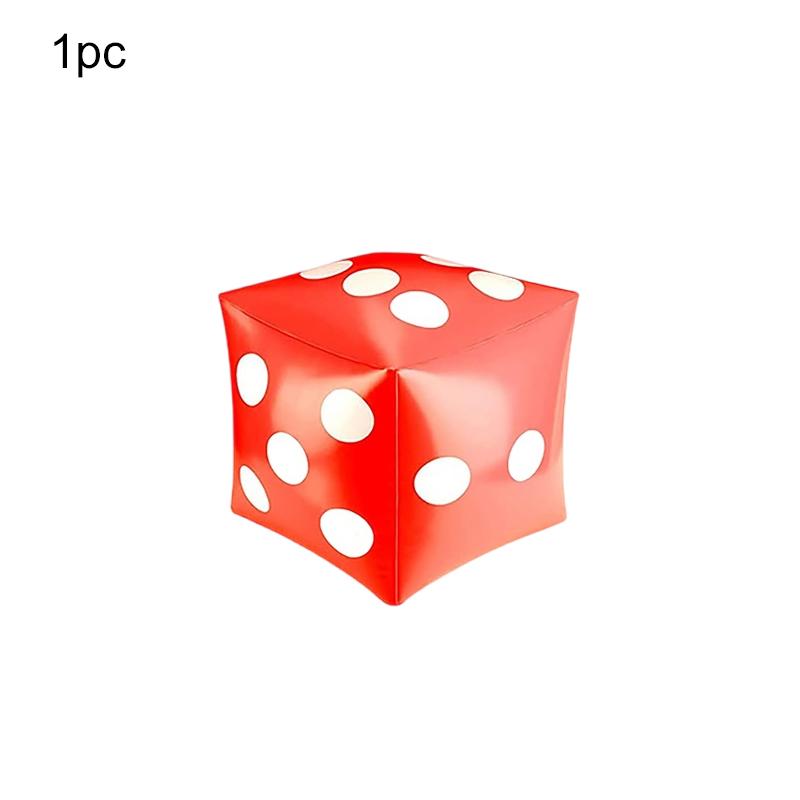30cm Inflatable Dice Set with Pump Spiral/Long Strip Balloon Festival Gathering Decoration DIY Party Entertainment Supplies TMZ