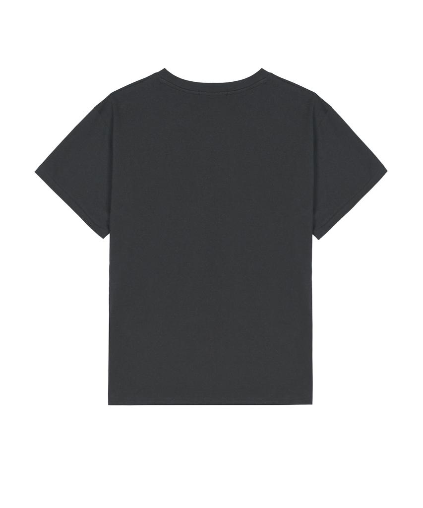 Nigaennikol Nicole Butterfly Sleeve Top_Charcoal Cream