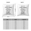 Here'S To Strong Women Square Pillowcase Polyester Linen Velvet Pattern Zip Decor Throw Pillow Case Home Cushion Cover