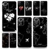 Phone Case For Xiaomi Redmi Note 13 12 5G 9S 9 8 10 11 Pro Plus 4G 9T 13C 12C 10C 9C 9A 7 Cartoon World Map Scenery Direction