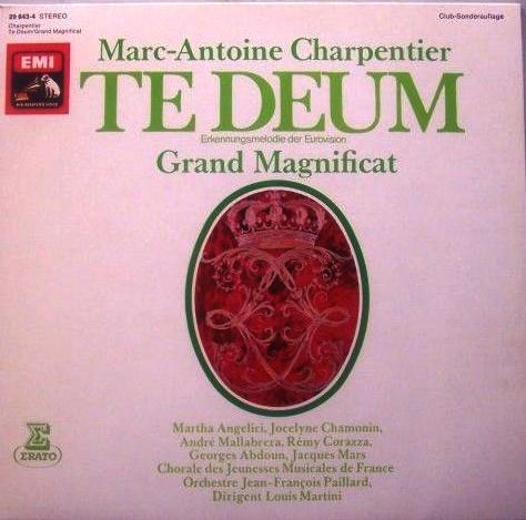 

LP Record MARC ANTOINE CHARPENTIER - Te Deum, Grand Magnificat 296434 His Master s Vo Germany Classical Used