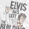 Elvis Presley Unisex Adult Elvis Has Left The Building T-Shirt