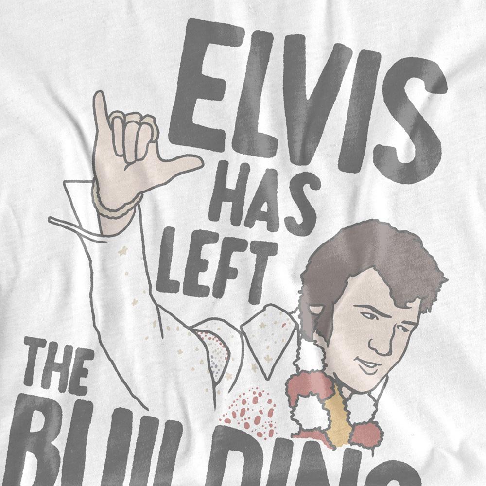 Elvis Presley Unisex Adult Elvis Has Left The Building T-Shirt
