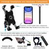 2025 Upgraded Bike Phone Mount, Easy Tall And Quick Release Bicycle - Motorcycle Handlebar Phone Mount Holder, Bike Phone Holder For IPhone And More