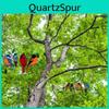 Colorful Mixed Stained Glass Birds Handmade And Unique Hanging Decoration