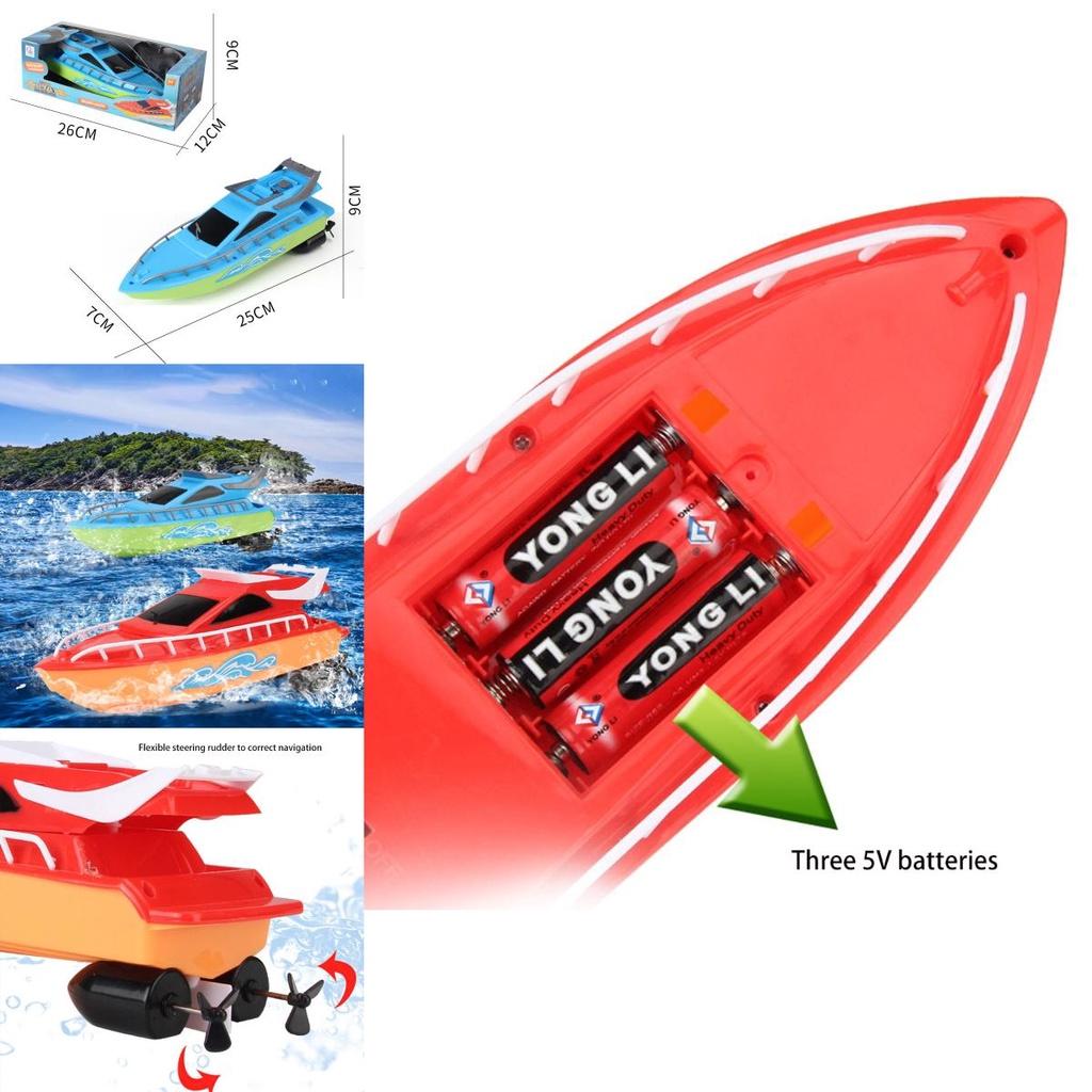 High-speed Wireless Remote Control Speedboat Water Boat Toy Children's Gift For Intellectual Development And Hand-eye Coordination
