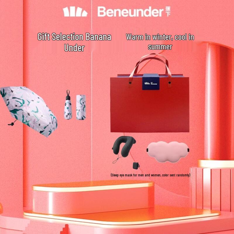 Beneath the Banana 5-Fold Sun Protection Umbrella Gift Set