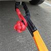 2pcs 1/2" Soft Shackle Rope Synthetic Tow Recovery Strap 38000lbs Breaking Power