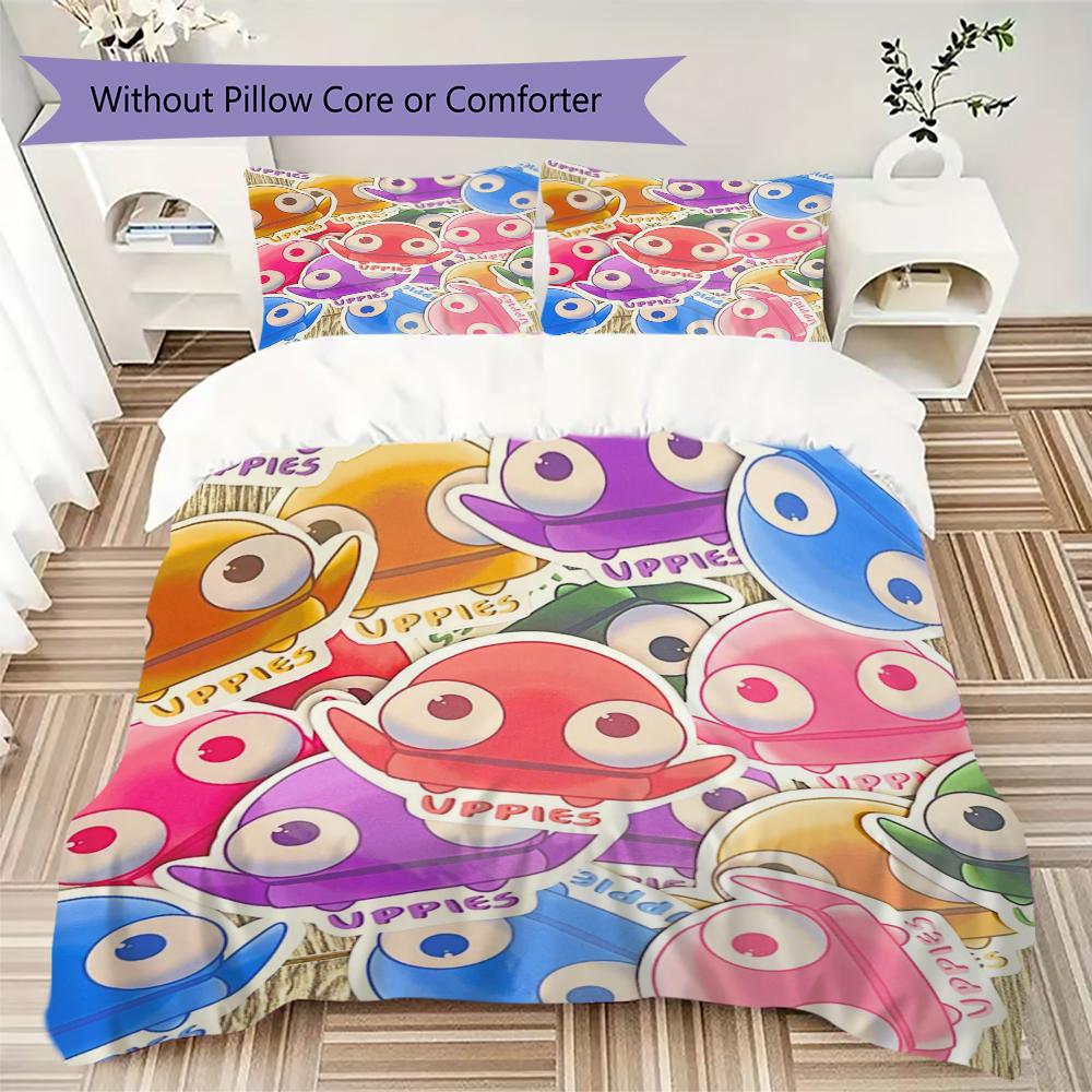 REPO Pattern Bedding Uilt Set Uilt Cover Pillowcase Home Decoration Birthday Gift (1 * Duvet Cover + 2 * Pillowcase Without Core)132