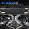 24mm Air Diesel Parking Heater Exhaust Pipe Tube Elbow Connector - Stainless Steel Flexible Exhaust Hose with 2 Clamps for Webasto Eberspacher Truck