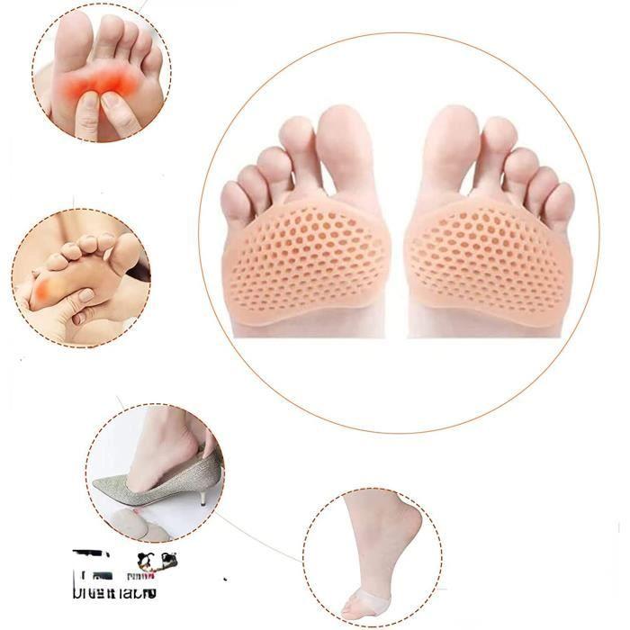 8pcs Plantar Gel Pad Cushion Gel Feet,forefoot pad,Metatarsal Pads,Relieve Plantar Pain for Men