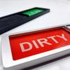 New Acrylic Dishwasher Cleaning Sign Slide Shutter Design Easy To Read Cleanliness Signs Room Cleaning Tips Dishwasher Indicator