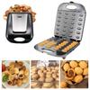 Cookie Maker 24 Holes Mold Maker Electric Walnut Cake Maker Mini Nut Waffle Bread Machine Sandwich Iron,Toaster Baking Br