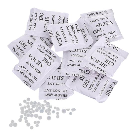 100 Adet 1/2G Silika Jel Paketleri Elektronik Takı Kameralar Giysi Kitap Hassas Aletler Nem