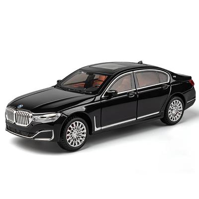 1/24 BMW Serie 7 760 LI Modelo de Coche de Aleación Diecasts Metal Vehículos de Juguete Modelo de Coche Simulación Sonido y Luz Colección Regalos para Niños