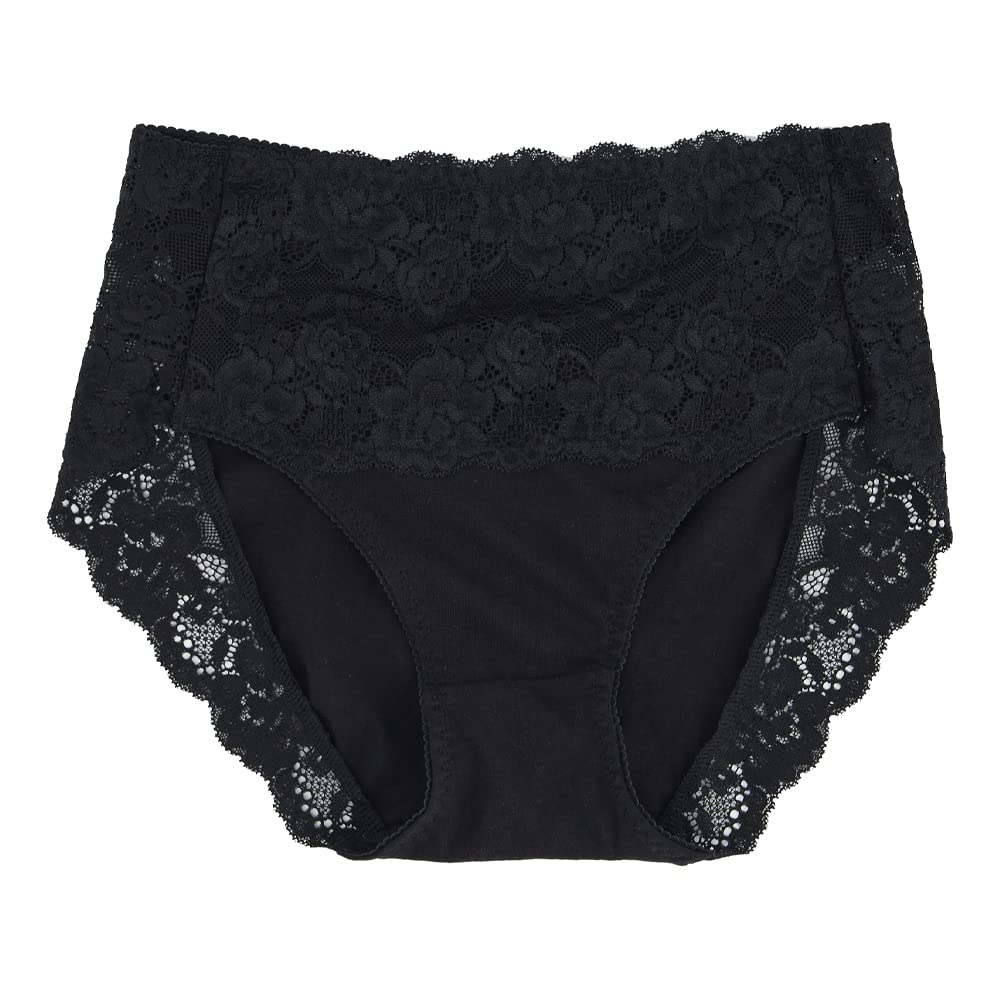 

MY Cotton Lace Regular 2 Colors [KISS LIFE] Shorts, Women s Shorts, 100% Cotton, Underwear, Breathable, Stretchy, Fit, (M, Black) (kml170103a2) чорний