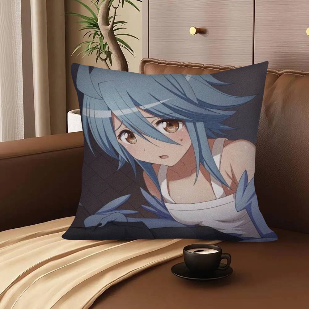 1Pc Monster Musume Pillow Case Fashion Square Pillowcase Bedroom Sofa Room Ins Decoration Leisure