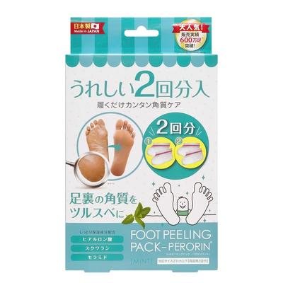 Peeling do stóp Perorin Opakowanie 2 pary, Mięta, Do użycia 2 razy, (x 1)
