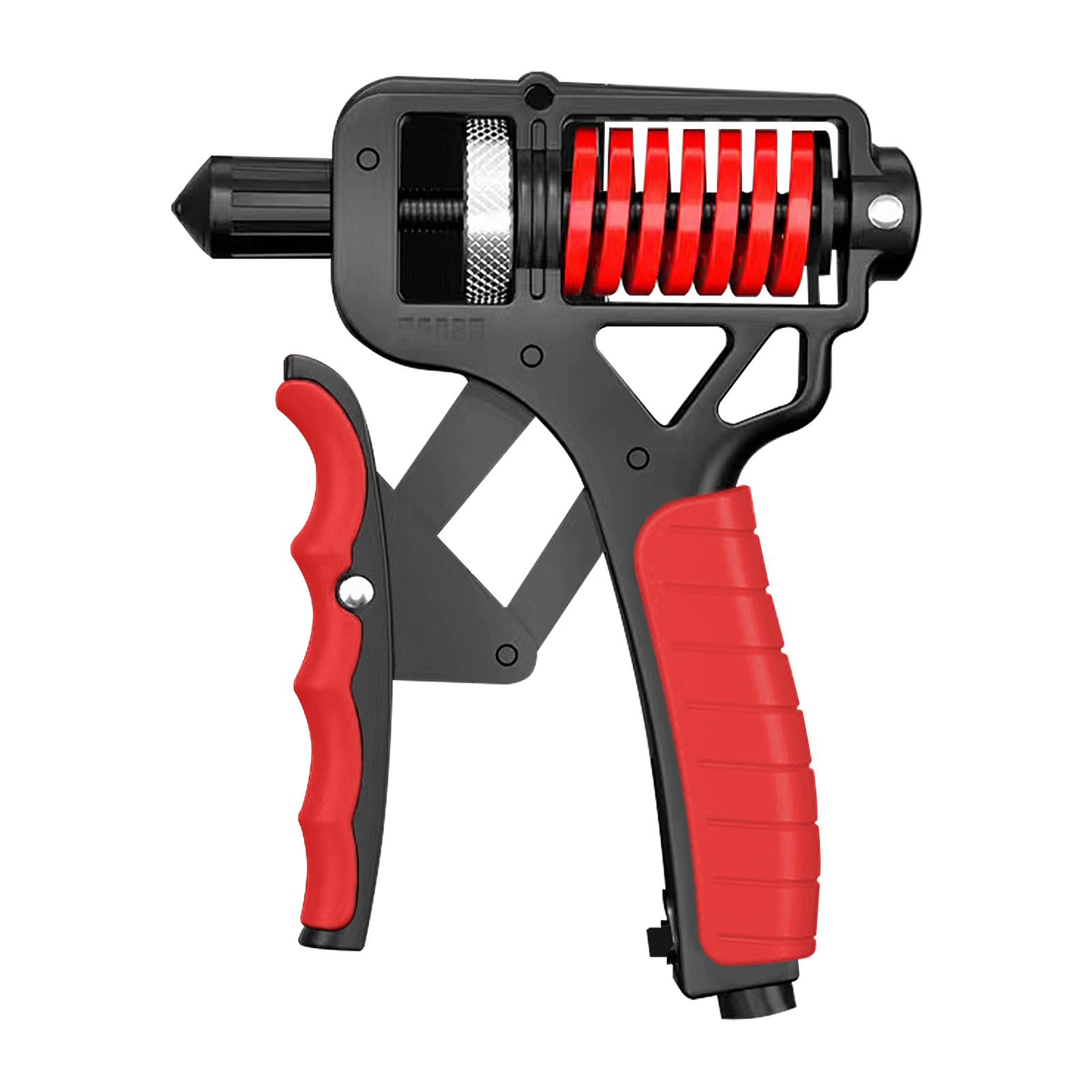 

Регулируемый тренажер для силы хвата. Усилитель хвата для рук с эргономичной нескользящей ручкой и красный