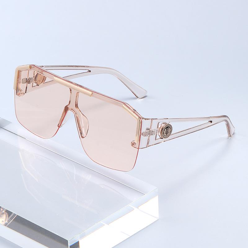 

Модные солнцезащитные очки с цельной линзой: Европейский и американский спортивный стиль полые очки