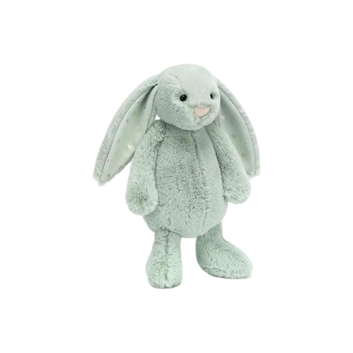 

JELLYCAT Серия кролика Бонни Застенчивый светло-зеленый звезда Кролик Бонни Мягкая кукла Плюшевая кукла 18см/32см Высота 32cm