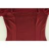 Women's Spring Fashion Temperament Mesh Patchwork Semi-high Neck Waist Dress