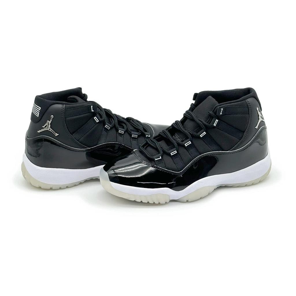 CT8012-011 Nike Air Jordan 11 Jubilee Nero Trasparente Bianco Argento Metallico