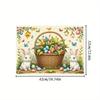 Of 2, 4, Or 6 Modern Placemats Featuring an Easter Design, Perfect for Enhancing The Beauty of Your Restaurant Or Kitchen