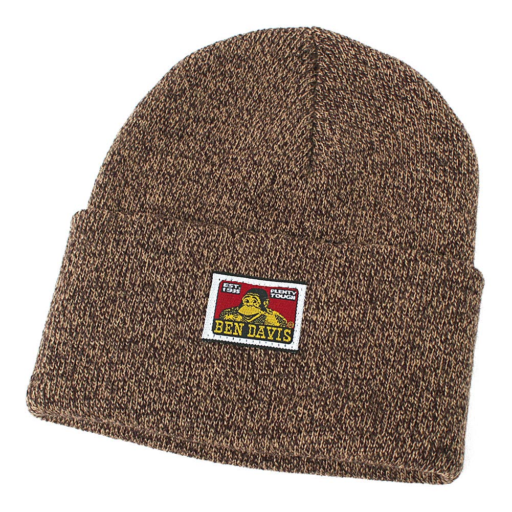 Knit USA Marled Brown [Ben Davis] Hat, Hat, Model