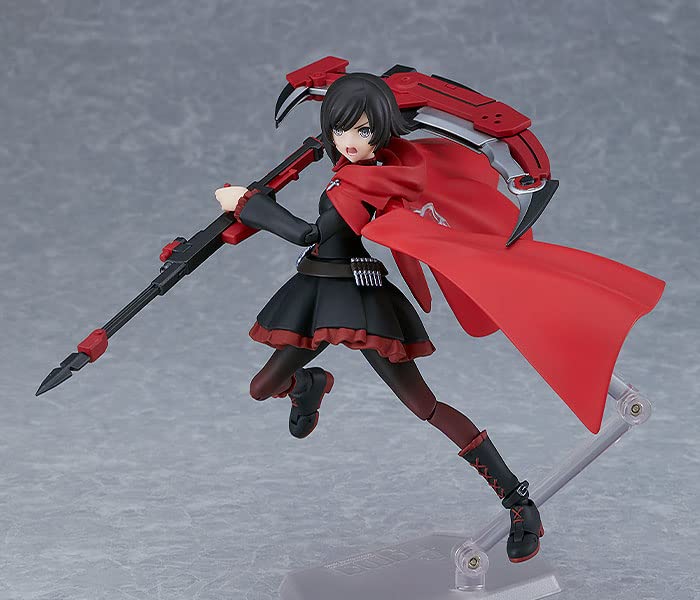 Max Factory figma RWBY Ice and Snow Empire Ruby Rose Plastic Painted Movable Figure Non-Scale