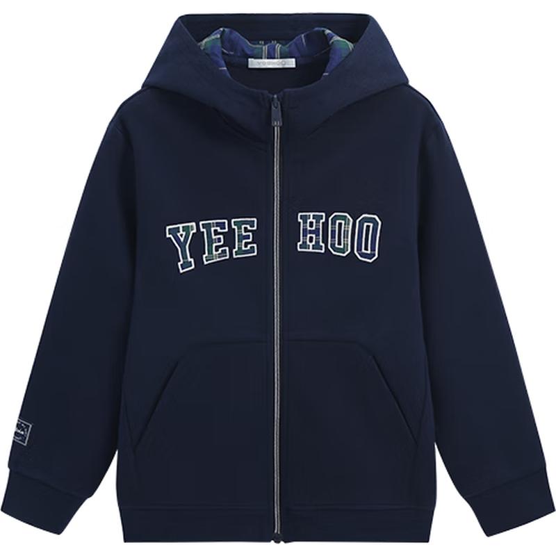 YEEHOO Boy s Hooded Casual Long-Sleeve Sweatshirt 140
