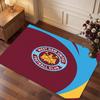Tappeto in Velluto di Cristallo con Stampa del West Ham United Football, Comodo Assorbente d'Acqua Antiscivolo Tappeto per Pavimenti Interni