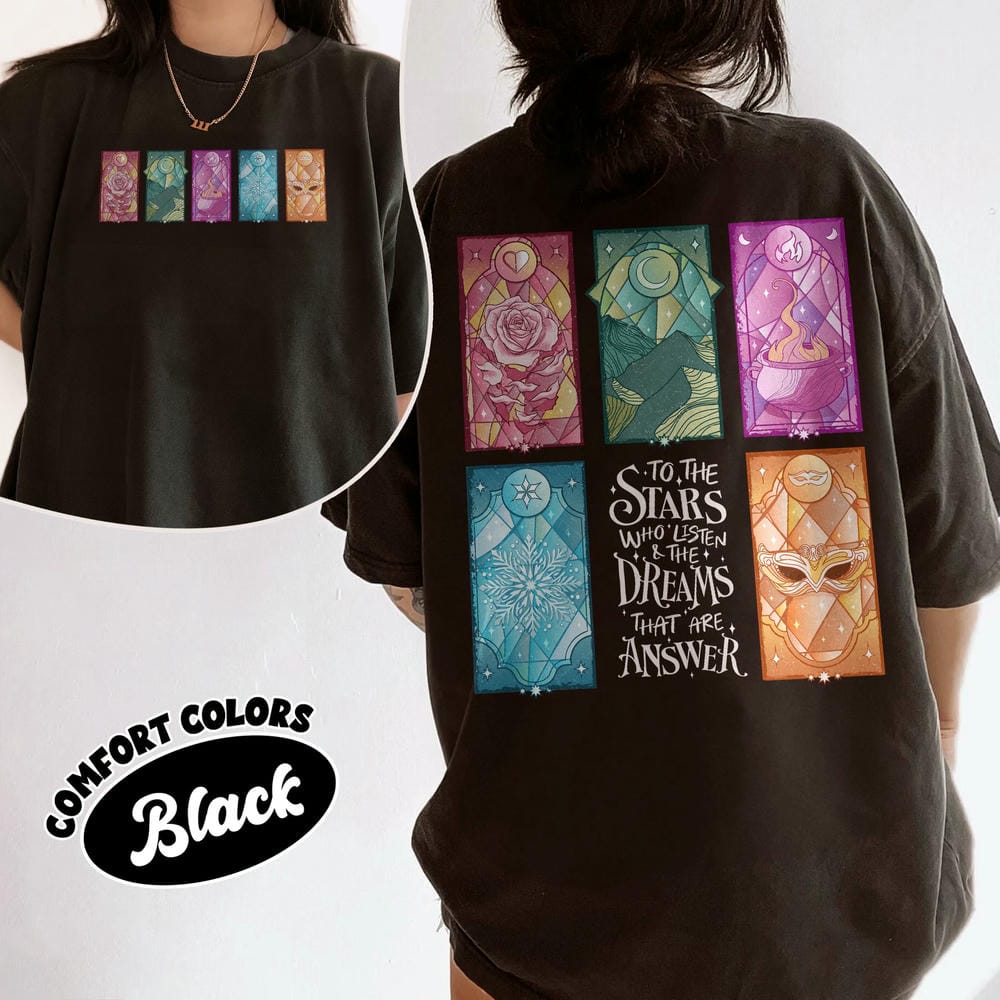 

Women Casual Acotar Book Inspired Comfot Unisex Tee Gift for SJM Fan Fantasy Night Court Velaris Funny Outfit Tee Streetwear 4XL